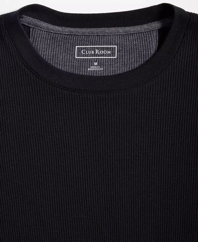 Club Room Men's Thermal Long-Sleeve Ribbed Crewneck Sweater, Created for Macy's 3