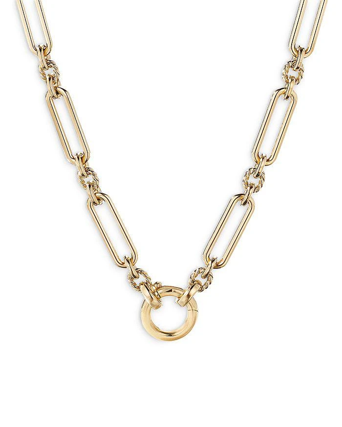 David Yurman Lexington Chain Necklace in 18K Yellow Gold, 6.5mm