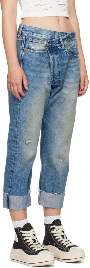 R13 Blue Crossover Jeans 2
