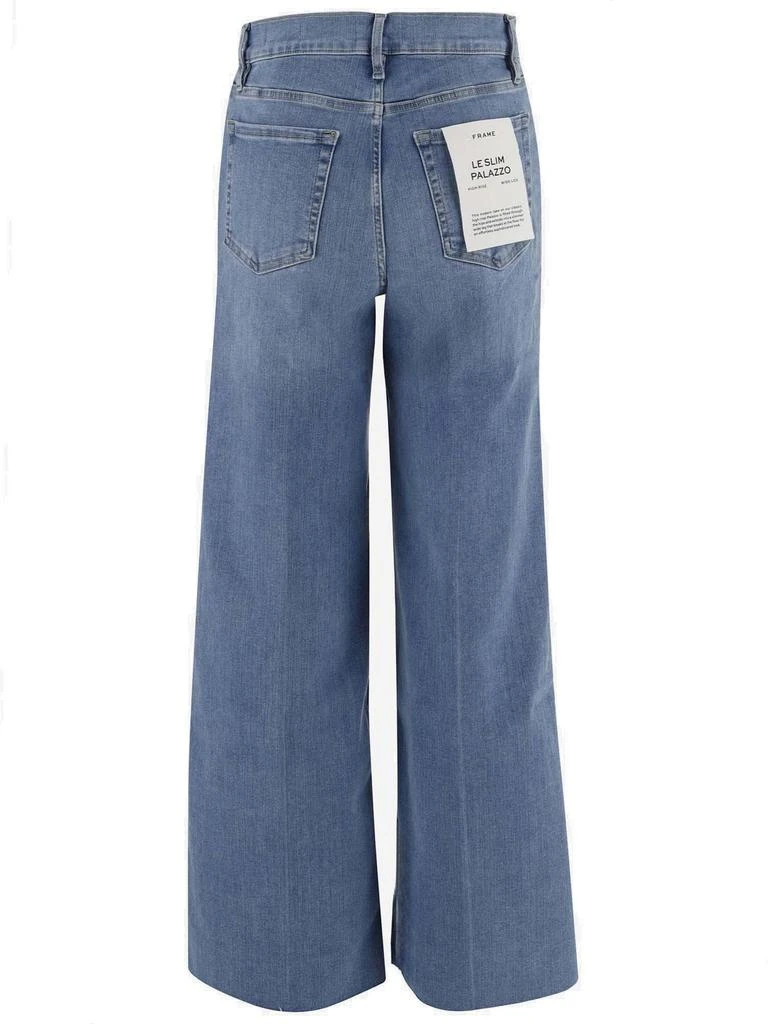 FRAME Frame Le Slim Palazzo Raw Fray Jeans 2