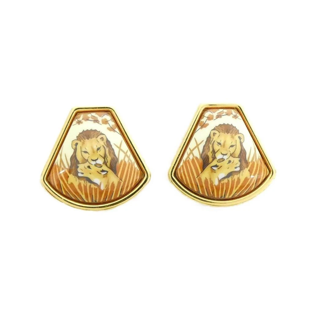 Hermes gold Clip Earrings (Pre-Owned)