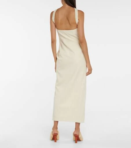 Jacquemus La Robe Ventoux halterneck midi dress 3