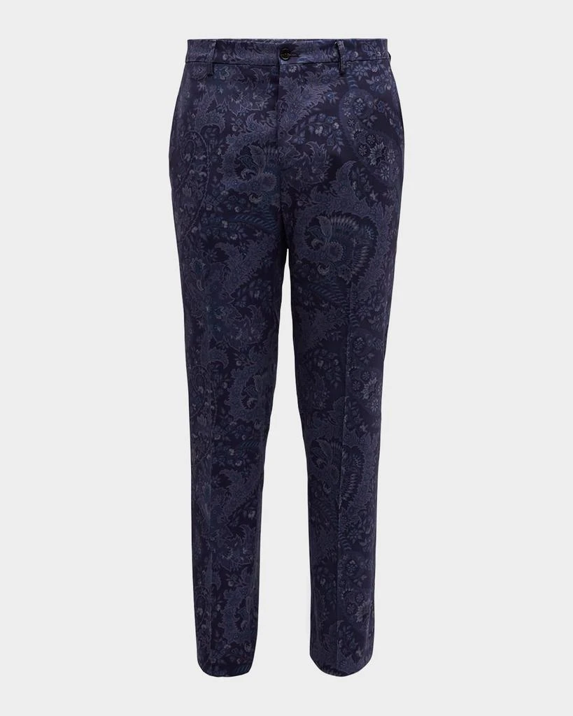 ETRO Men's Lightweight Paisley Trousers 1