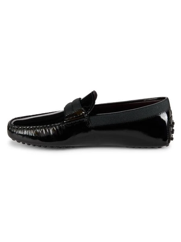 Tod's Patent Leather Moccasin Driving Loafers 4