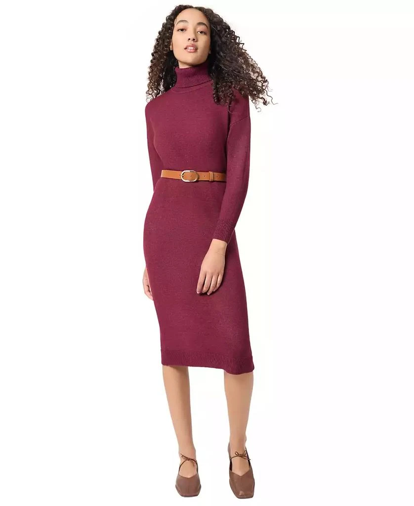 JONES NEW YORK Petite Turtleneck Sweater Dress 1