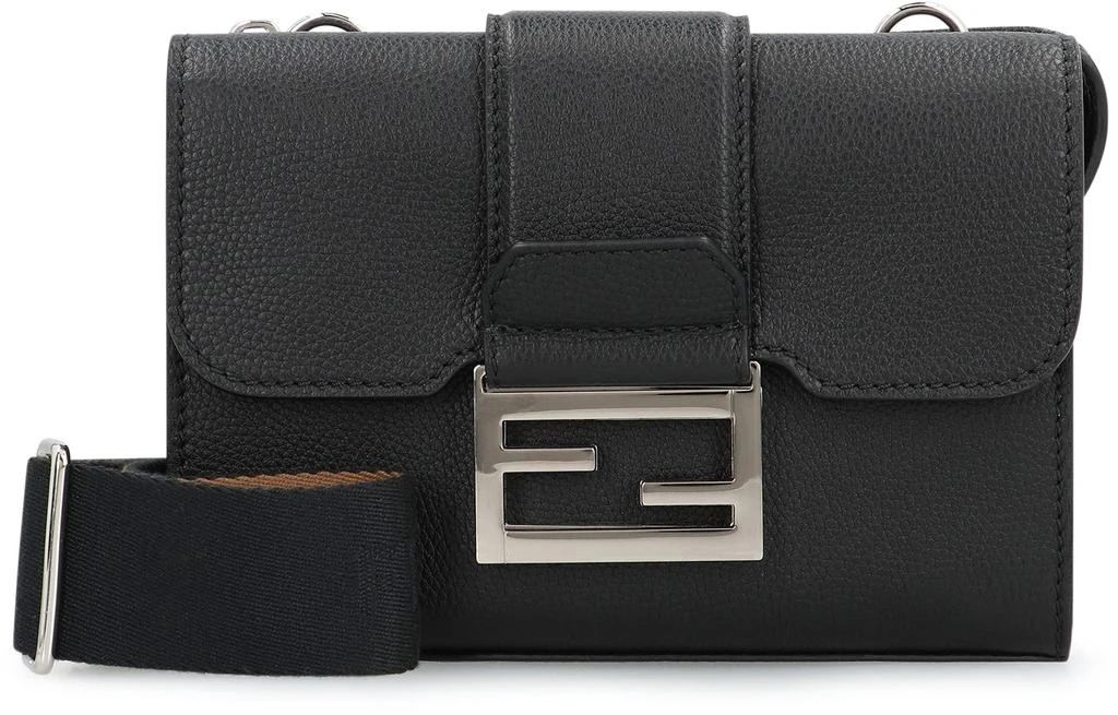 Fendi Fendi Baguette Double Leather Crossbody Bag 2