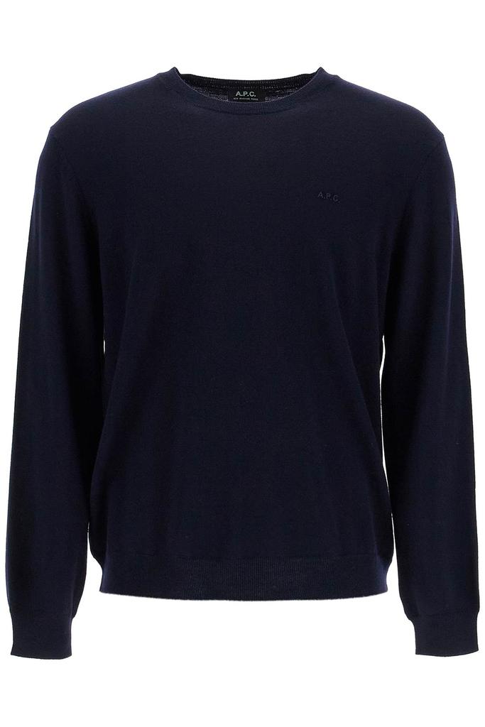 【送料&関税込】A.P.C. Boxy Micro Logo Cotton Crew-neck Swea Apc A.p.c. Boxy Micro Logo Cotton Crew-neck Sweatshirt In