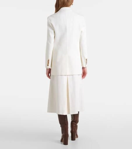 Max Mara Single-breasted cotton drill jacket 3