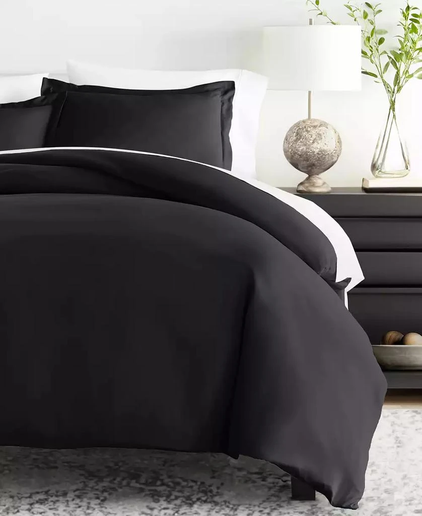 IENJOY HOME Double Brushed Solid Duvet Cover Set 7