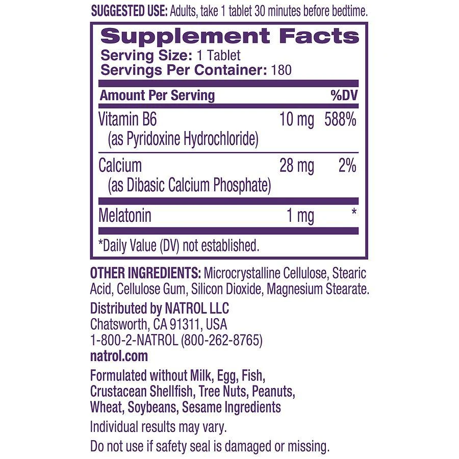 Natrol Melatonin Tablets Unflavored 2