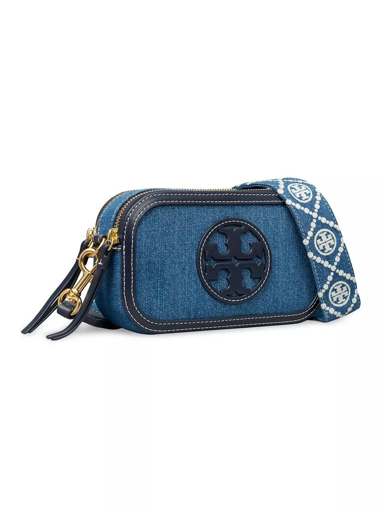 Tory Burch Mini Miller Denim Crossbody Bag 3