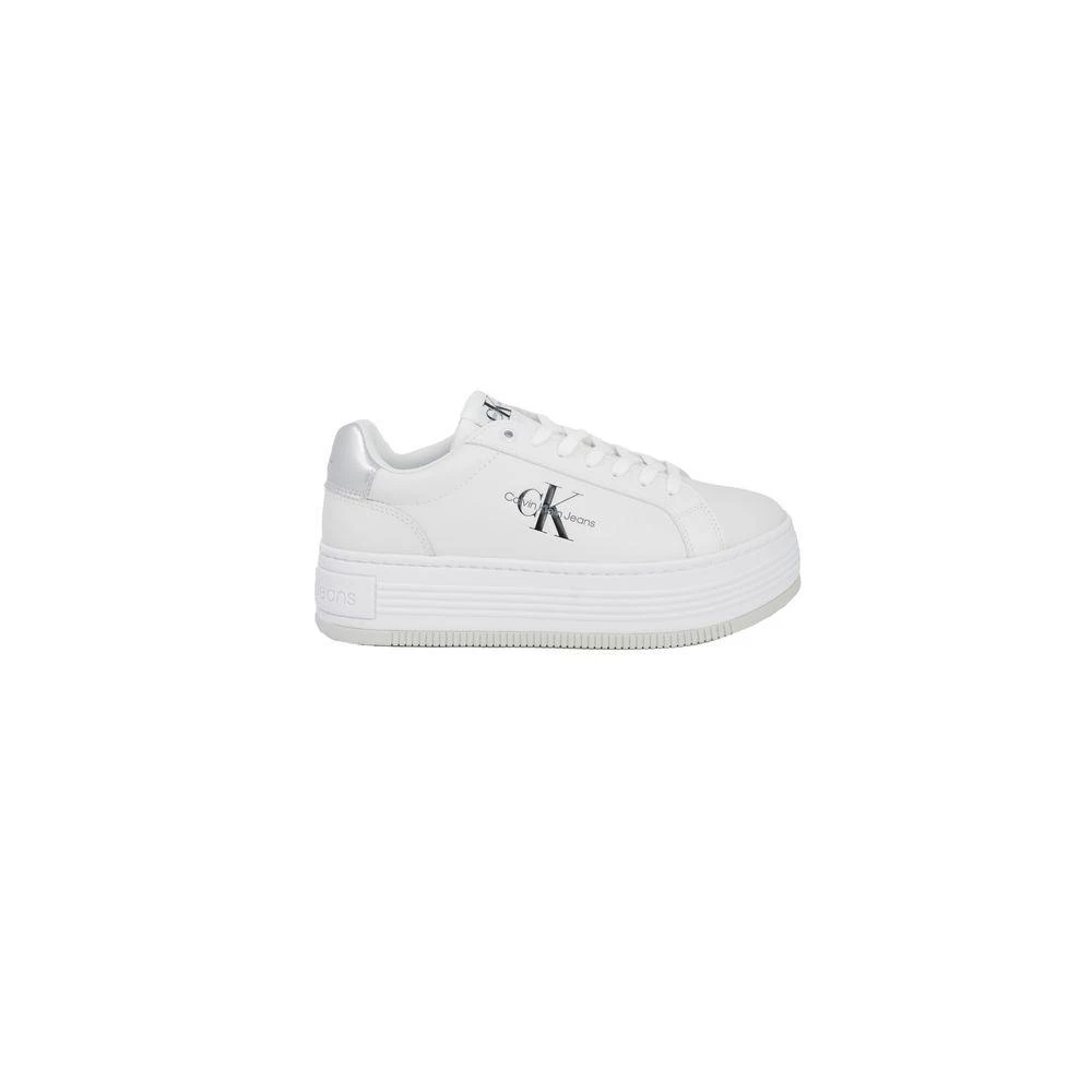 Calvin Klein Silver Leather Sneaker 1