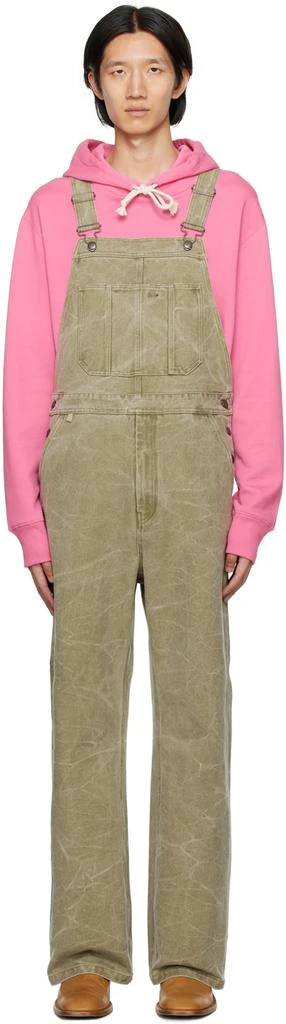 Acne Studios Khaki Patch Overalls 1