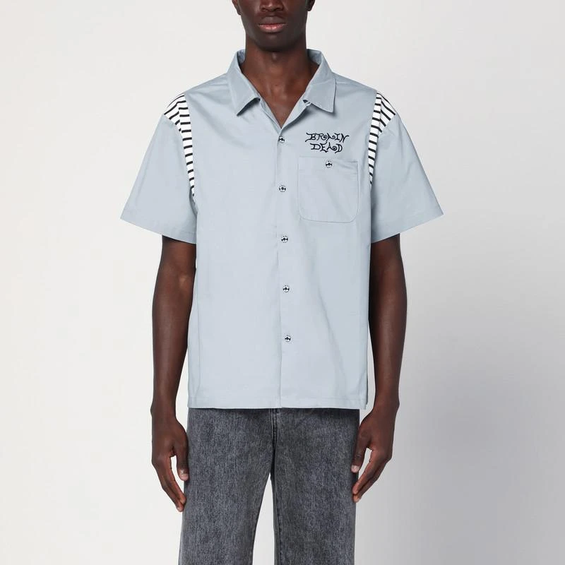 Brain Dead Grey/blue cotton shirt 1