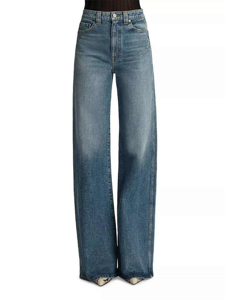 Khaite Dane High-Rise Straight-Leg Jeans 3