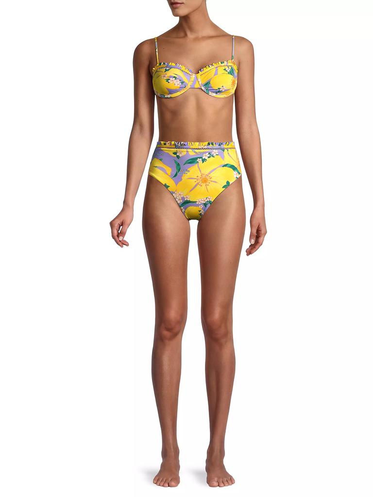 Farm Rio Pietra Floral Balconette Bikini Top