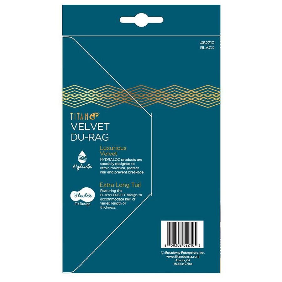 Titan Velvet Du Rag Extra Long Tail