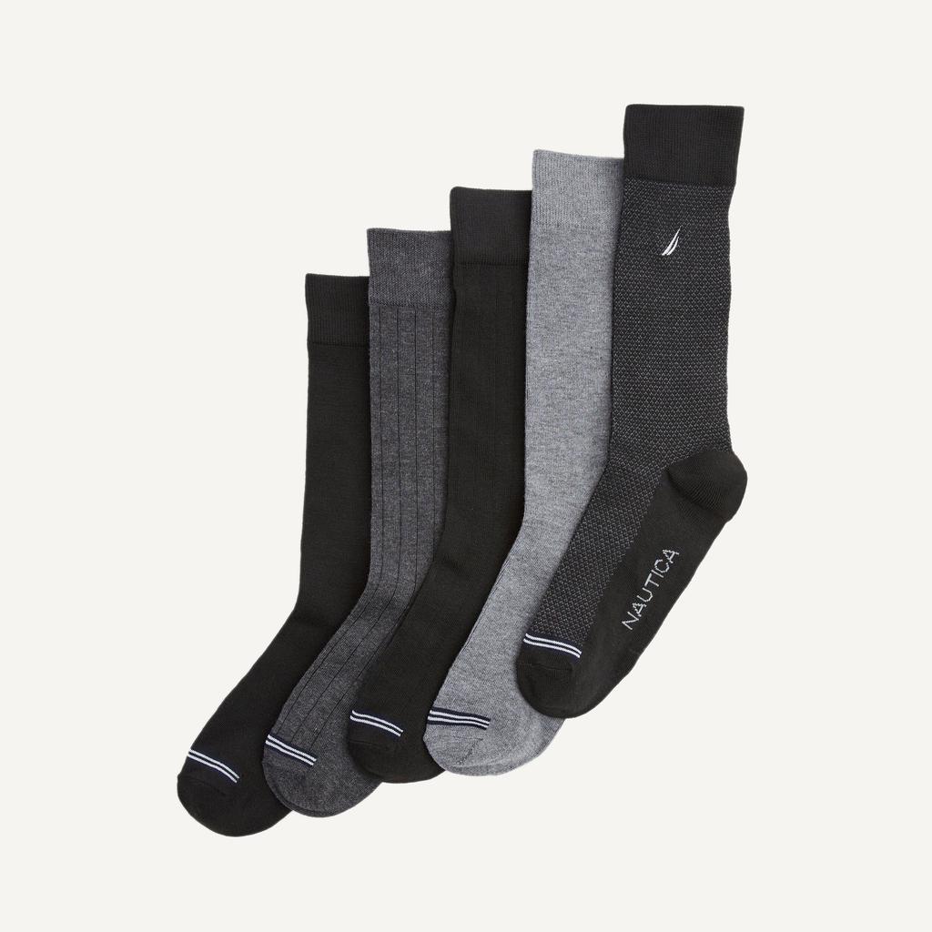 Nautica Dress Crew Socks, 5-Pack