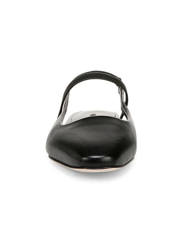 Vince Bernice Leather Slingback Flats 4