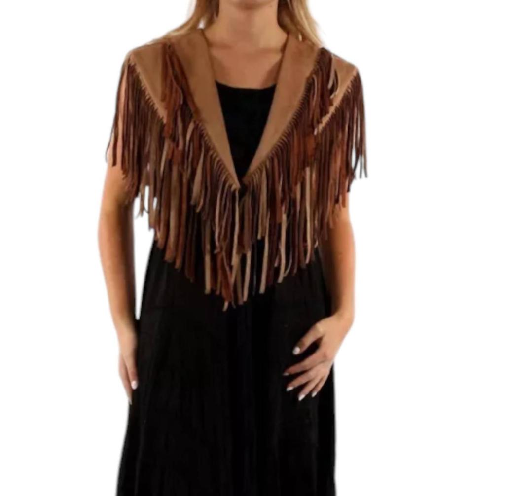 Scully Scully - Short Fringe Shawl