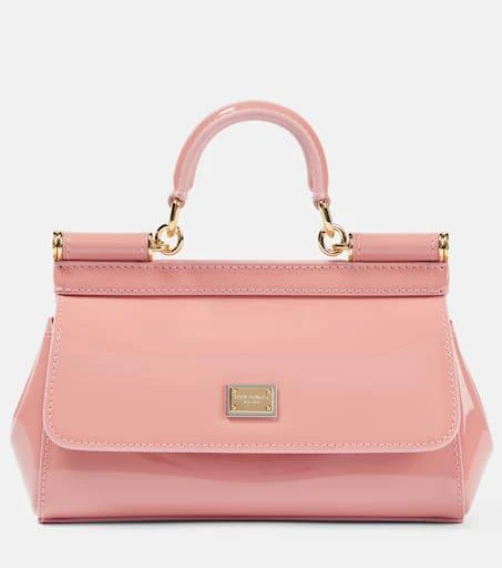 Dolce & Gabbana Sicily Small patent leather tote bag 1