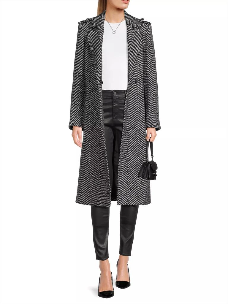Sam Edelman Herringbone Wrap Coat 2