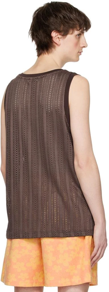 CMMN SWDN Brown Crewneck Tank Top 3