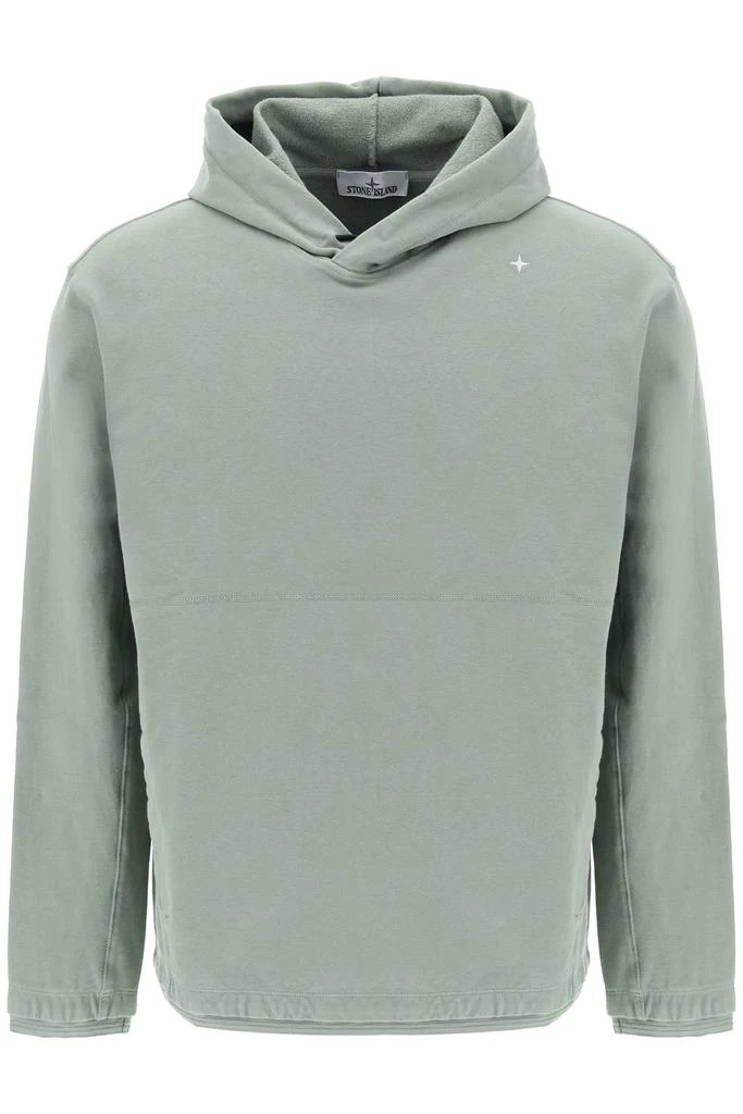 STONE ISLAND stellina stretch cotton hoodie 1