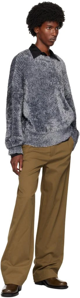 LGN Louis Gabriel Nouchi Gray Fuzzy Sweater 4