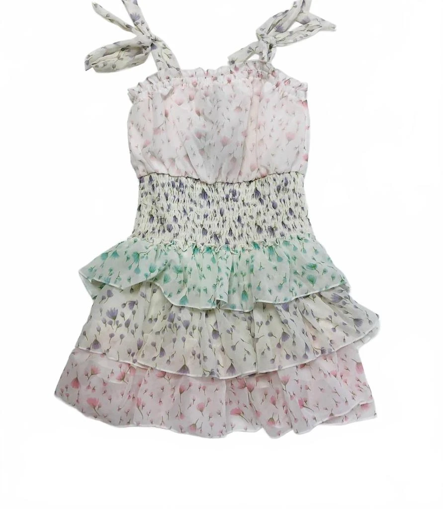 Flowers by Zoe Girl's Ruffle Dress in Pink Pastel - Pink Pastel - US 6X