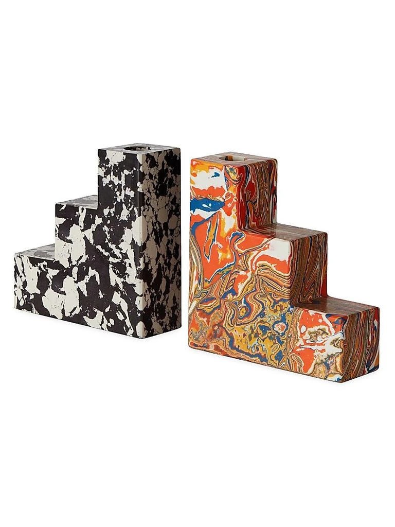 Tom Dixon Swirl Step Marble Bookends 1