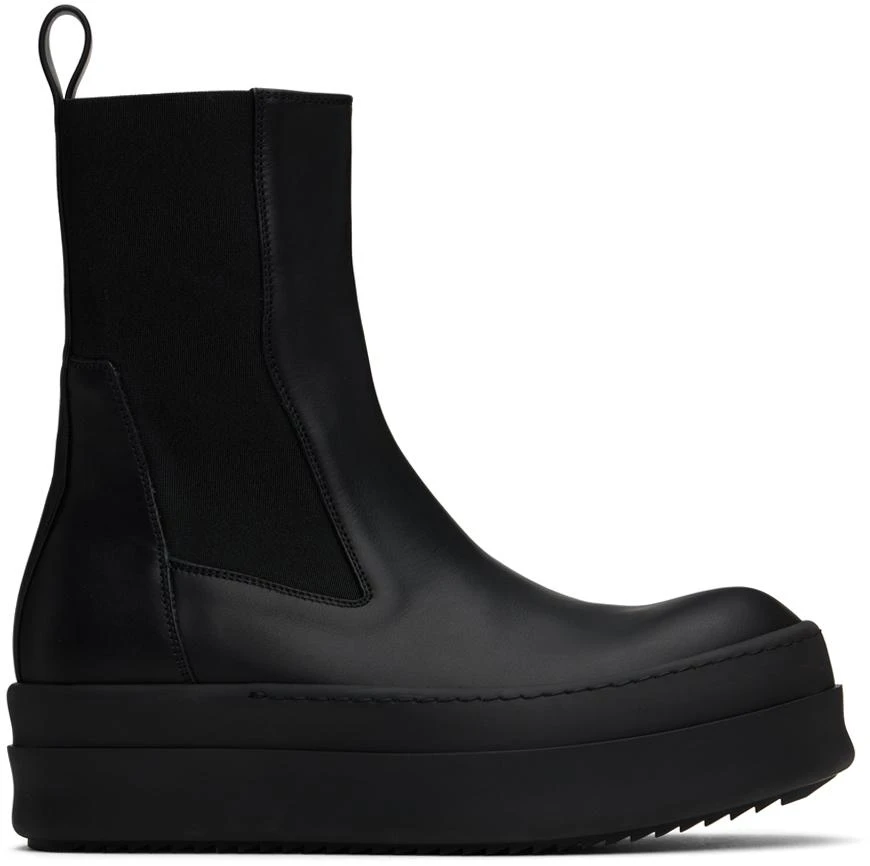 Rick Owens Black Porterville Mega Bumper Beatle Chelsea Boots 1