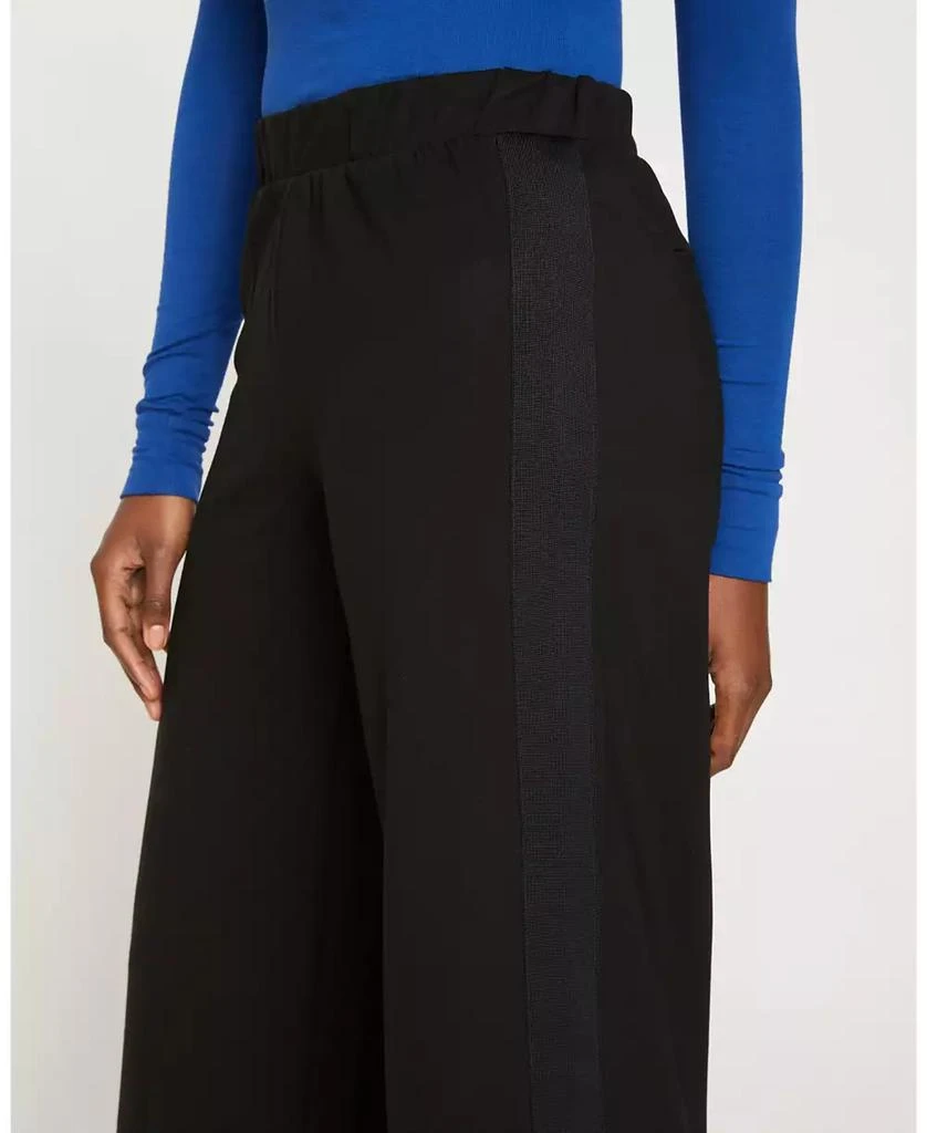 Universal Standard Women
s Plus Size Wide Leg Stripe Ponte Pant 4