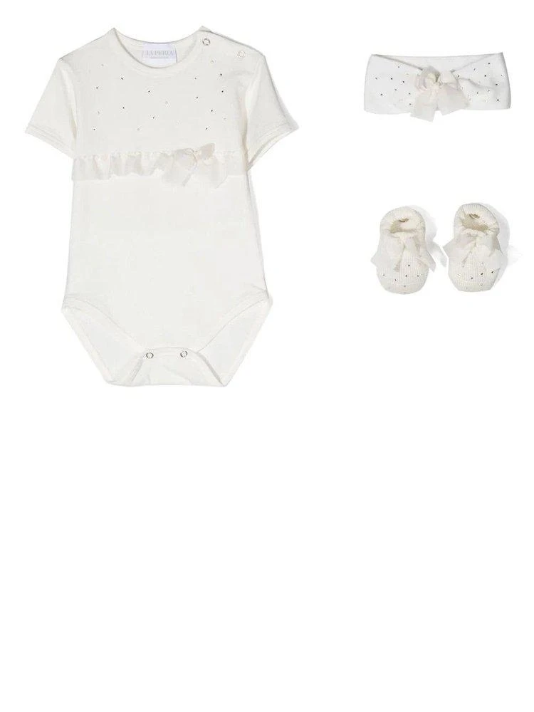 La Perla La Perla Kids Embellished Romper Set
