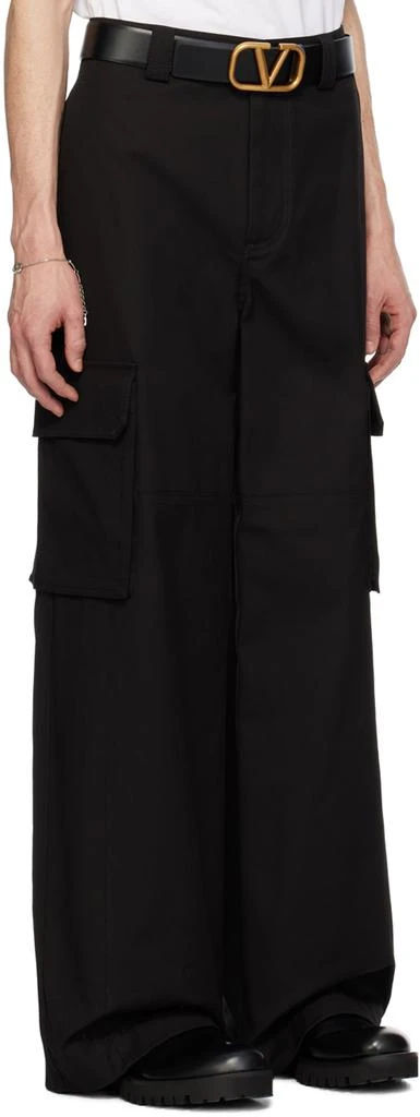 Valentino Black Hammer Loop Cargo Pants 2