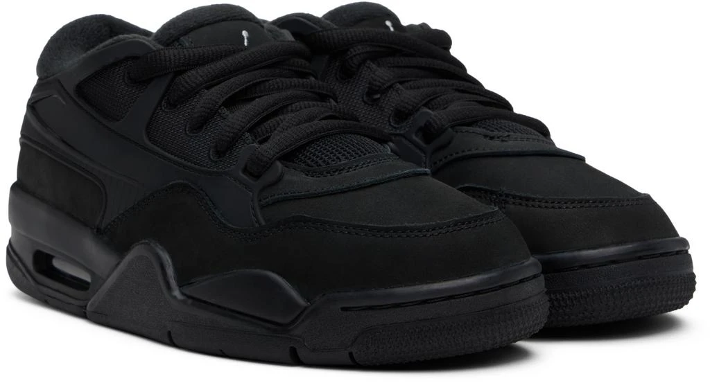 Jordan Big Kids Black Air Jordan 4 RM Sneakers 4