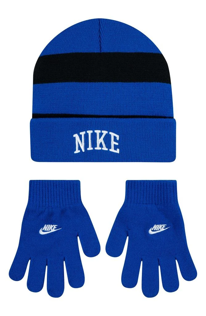 NIKE Chunky Stripe Peak Beanie