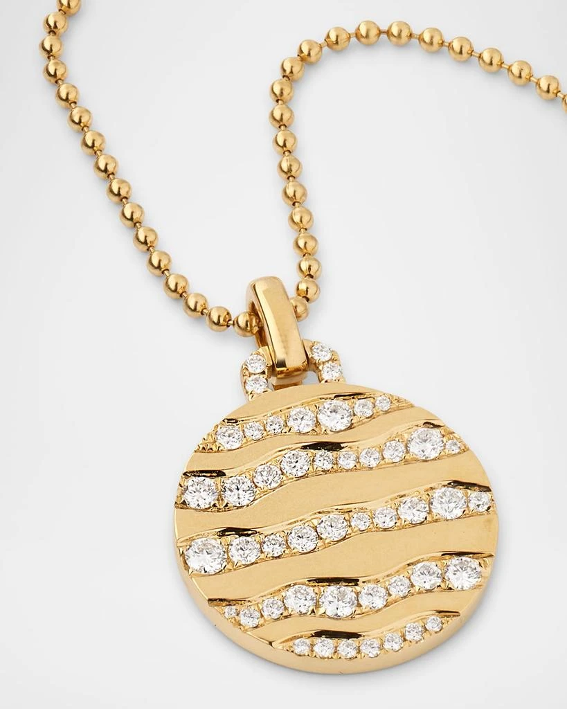 Graziela Gems 18K Yellow Gold Alma Dos Rio Diamond Pendant Necklace 3