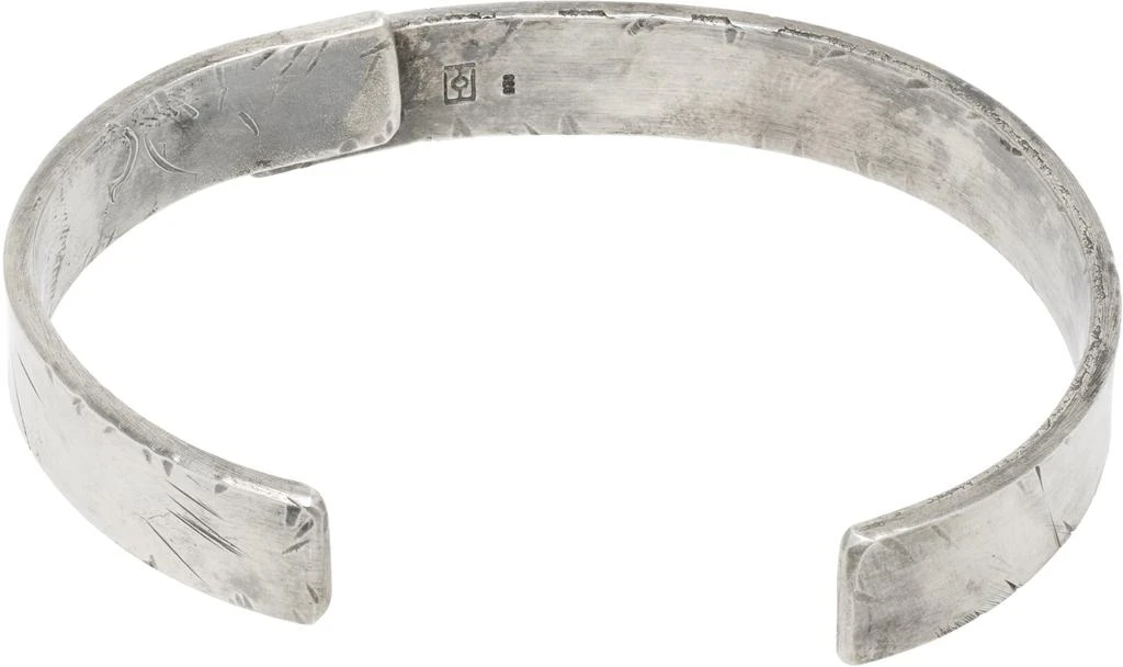 Title of Work 9mm Overlap Ruby Cuff Bracelet