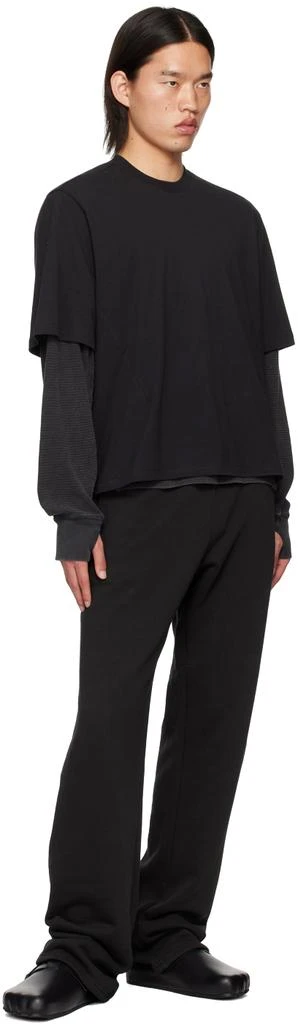 Entire Studios Black Thermal Long Sleeve T-Shirt 4