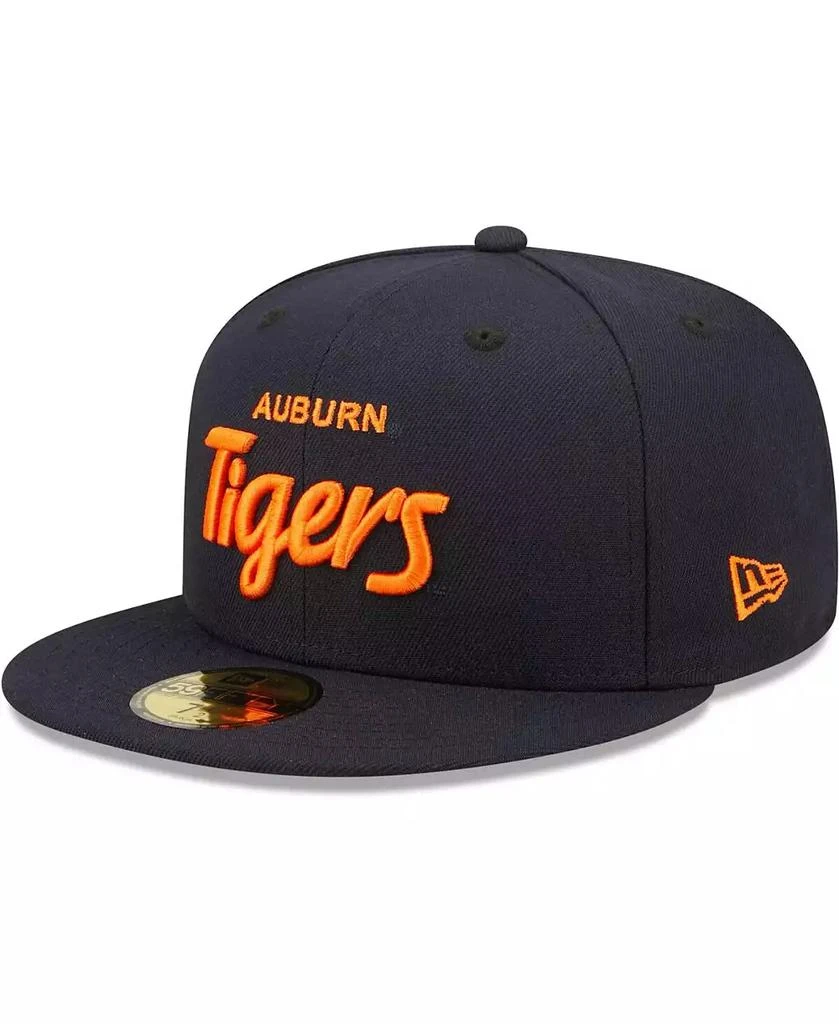 New Era Men's Navy Auburn Tigers Griswold 59FIFTY Fitted Hat 1