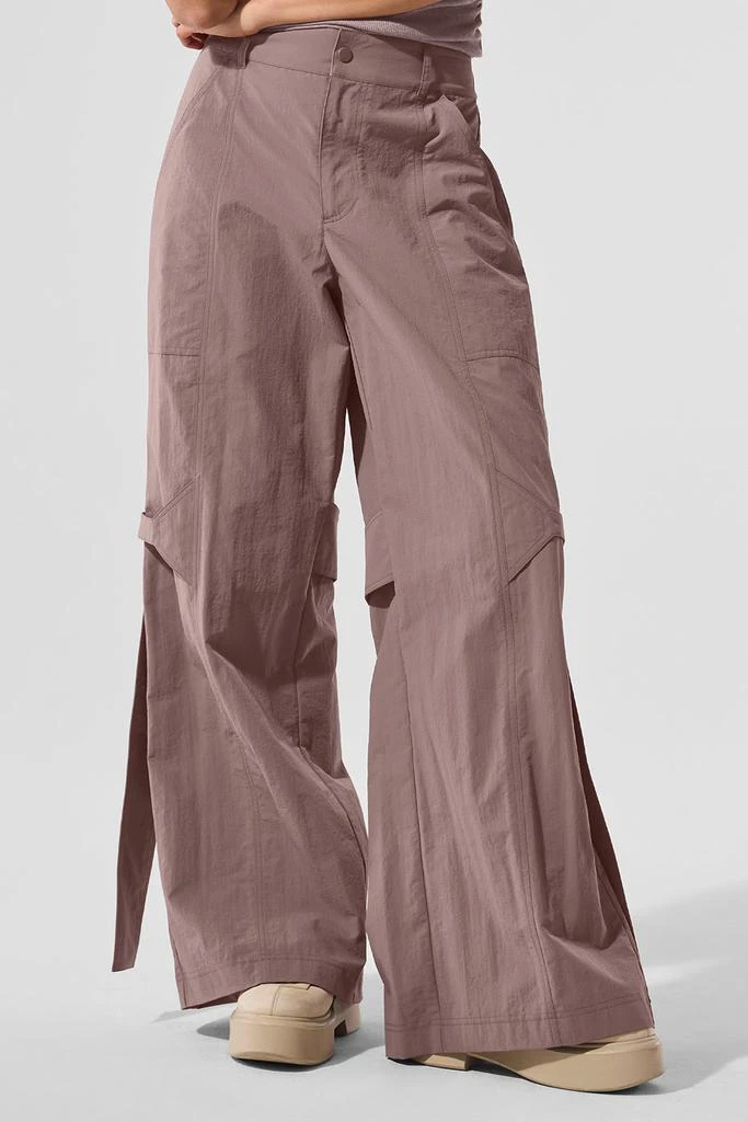 Alo High-Waist Voyager Trouser - Mushroom 2