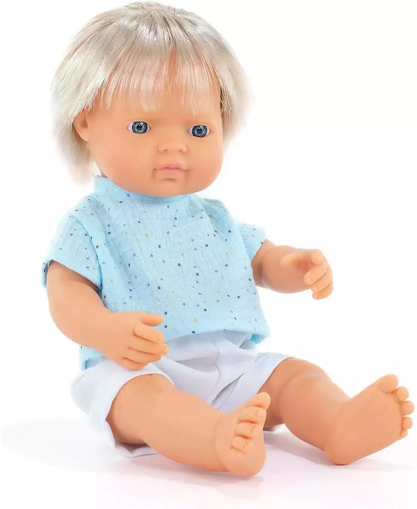 MINILAND My Friends and Me Collection Baby Boy Doll with Blonde Hair - 15"