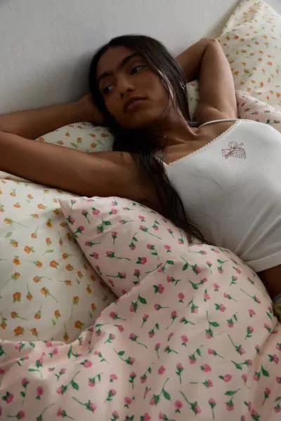 Urban Outfitters Rosebud Floral Sheet Set 2