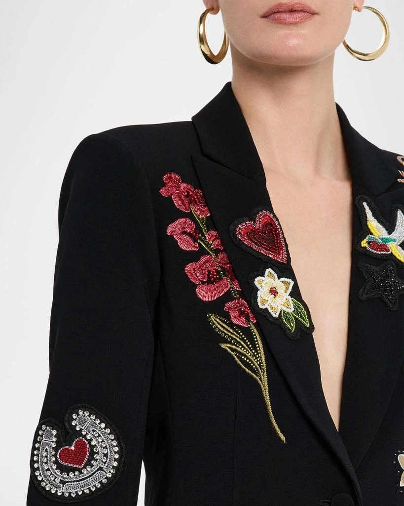 Cinq a Sept Cheyenne Embroidered Western Amour Blazer 6