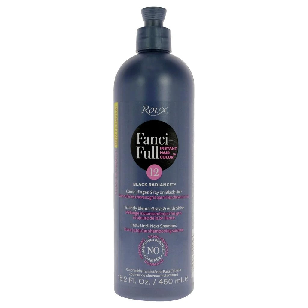 Roux Fanci-Full Rinse Instant Hair Color - 12 Black Radiance For Unisex 15.2 oz Hair Color 1