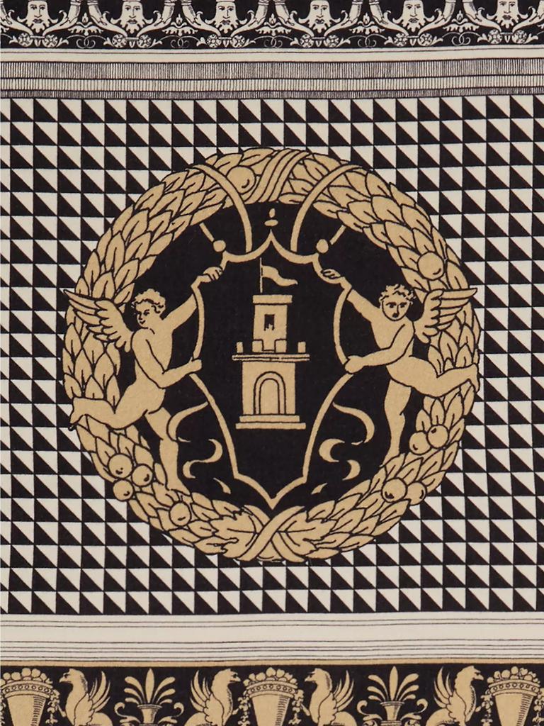 FORNASETTI Facciata Quattrocentesca Throw Blanket