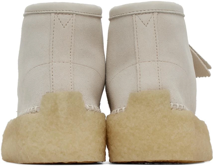 Clarks Off-White Caravan Desert Boots 2