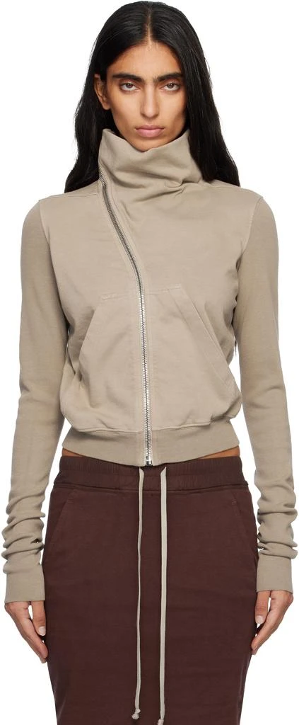 Rick Owens Taupe Concordians Mountain Sweatshirt 1