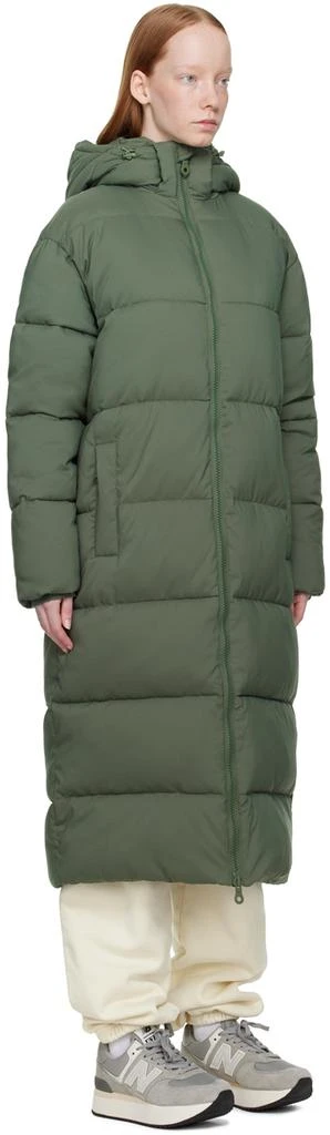 Girlfriend Collective Green Long Puffer Coat 2